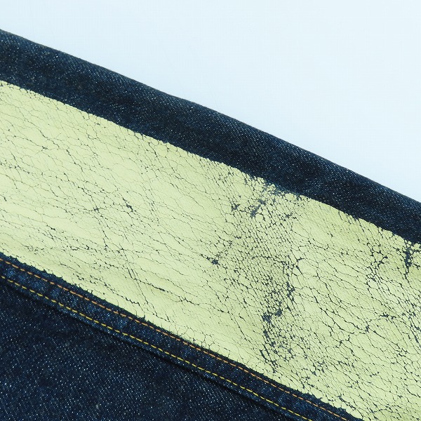 実際に弊社で買取させて頂いたEVISU/エヴィス No.1 デニムジャケットの画像 7枚目