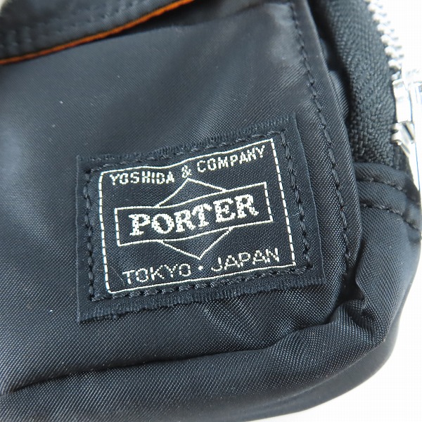 実際に弊社で買取させて頂いた(5)PORTER/ポーター TANKER/タンカー ポーチ ブラックの画像 4枚目
