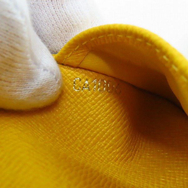 実際に弊社で買取させて頂いたLOUIS VUITTON/ルイヴィトン ジョーヌアジェンダPM 手帳カバー R20019の画像 5枚目