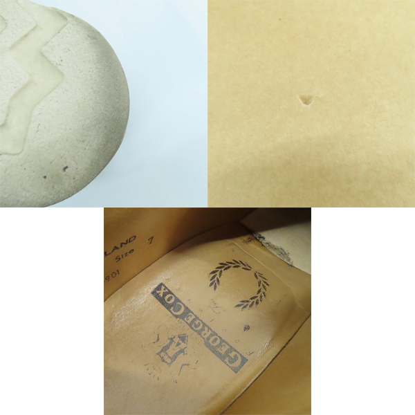 実際に弊社で買取させて頂いたFRED PERRY×GEORGE COX/フレッドペリー×ジョージコックス D RING GIBSON 14838/7の画像 6枚目