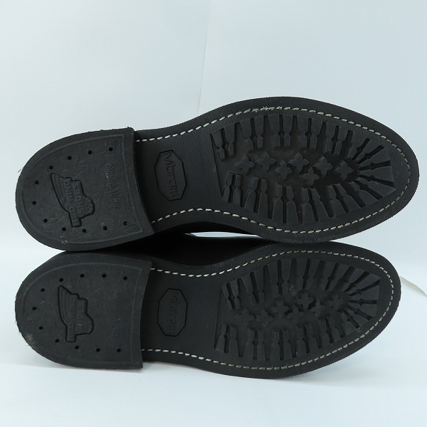 実際に弊社で買取させて頂いたRED WING/レッドウィング PECOS BOOTS/ペコスブーツ ブラック ビブラム ソール 8169/8Eの画像 2枚目