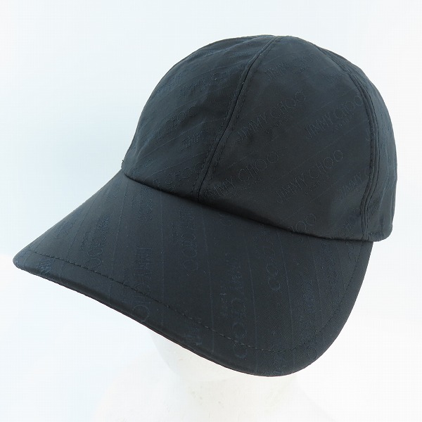 実際に弊社で買取させて頂いた【JPタグ】JIMMY CHOO/ジミーチュウ ロゴ刺繍総柄 キャップ 