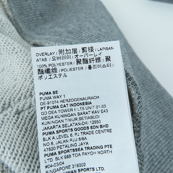 実際に弊社で買取させて頂いた【未使用】PUMA/プーマ モータースポーツ フーディー/パーカー 597972-03/Lの画像 7枚目