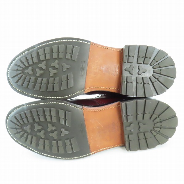 実際に弊社で買取させて頂いたALDEN/オールデン ハワイアンタンカーブーツ/シューズ コードバン 純正シューツリー付き 4020HC/8.5Dの画像 2枚目