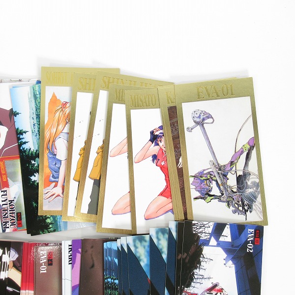 実際に弊社で買取させて頂いた【おまとめ】バンダイ/セガ カードダスマスターズワイド 新世紀エヴァンゲリオン 初版の画像 1枚目