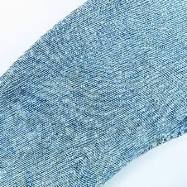 実際に弊社で買取させて頂いたLee/リー ヴィンテージ 101-J 70s初期 四角黒タグ デニムジャケットの画像 6枚目