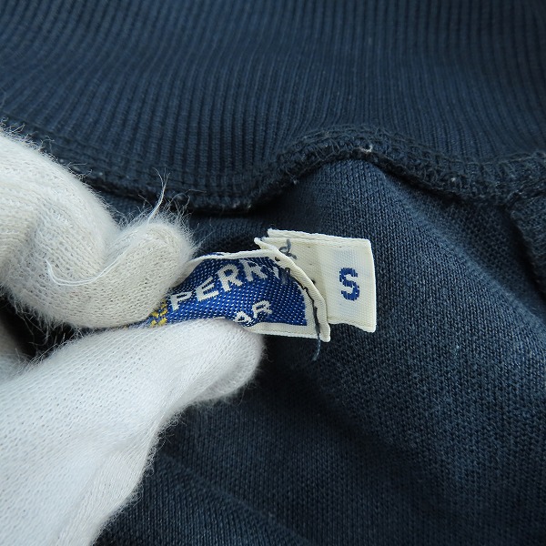 実際に弊社で買取させて頂いたFRED PERRY/フレッドペリートラックジャケット/ジャージ ネイビー J5327/Sの画像 6枚目
