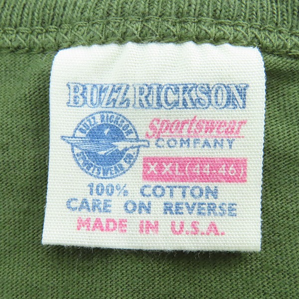 実際に弊社で買取させて頂いたBUZZ RICKSON'S/バズリクソンズ 14th AIR FORCE/ フライングタイガース 長袖Tシャツ/XXLの画像 2枚目
