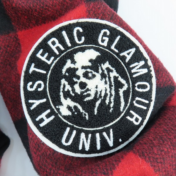 実際に弊社で買取させて頂いたWIND AND SEA×HYSTERIC GLAMOUR/ウィンダンシー×ヒステリックグラマー ボアジャケット レッド/Mの画像 6枚目