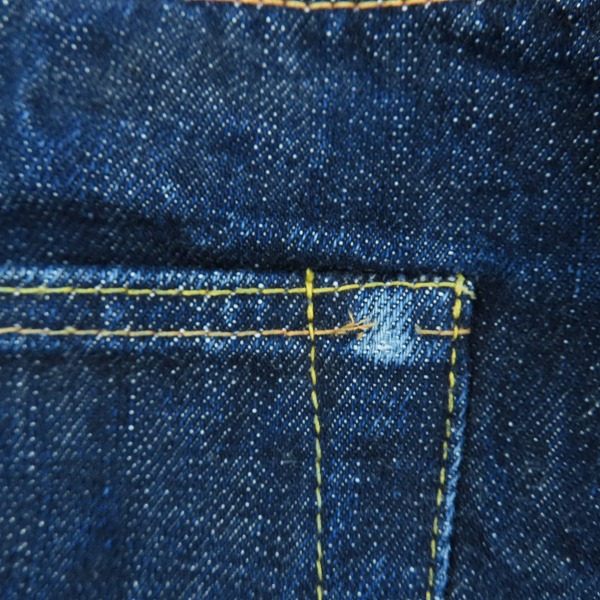 実際に弊社で買取させて頂いたEVISU/エヴィス Lot.2000 No.1 SPECIAL カモメペイント デニムパンツ/34×35の画像 7枚目