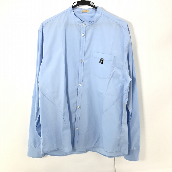 実際に弊社で買取させて頂いたthe shepherd UNDERCOVER/ザ シェパード アンダーカバー スタンドカラーシャツ B.LIGHT BLUE US1B4401/3