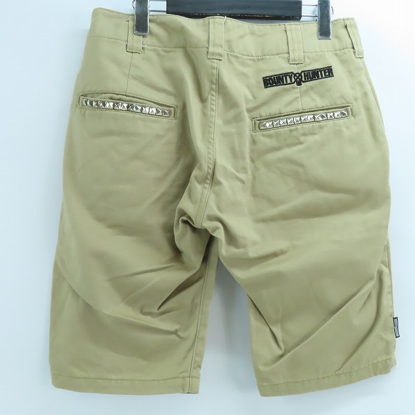 実際に弊社で買取させて頂いたBOUNTY HUNTER/バウンティーハンター スタッズ付き チノパン ハーフパンツ/Mの画像 1枚目