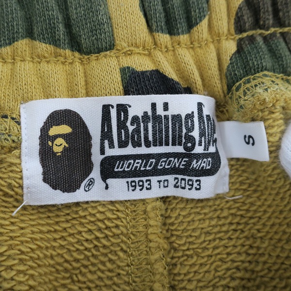 実際に弊社で買取させて頂いたA BATHING APE/アベイシングエイプ 6-Pocket Sweatshort/スウェットショーツ 001spk301308m/Sの画像 3枚目