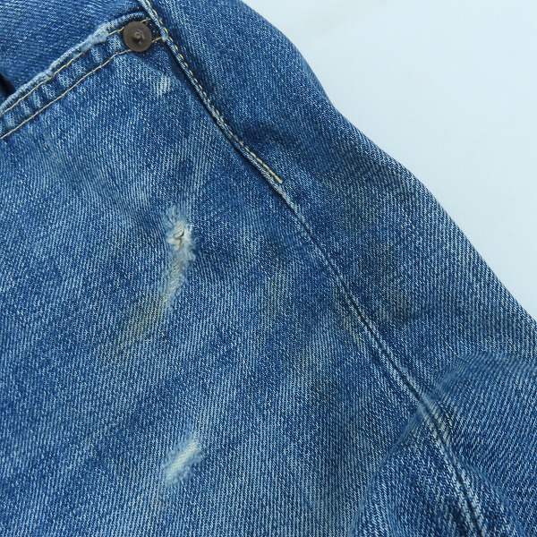 実際に弊社で買取させて頂いたLEVIS/リーバイス ボタン裏刻印無し/片面ビッグE/均等V/隠しリベット デニムパンツ/ジーンズの画像 8枚目