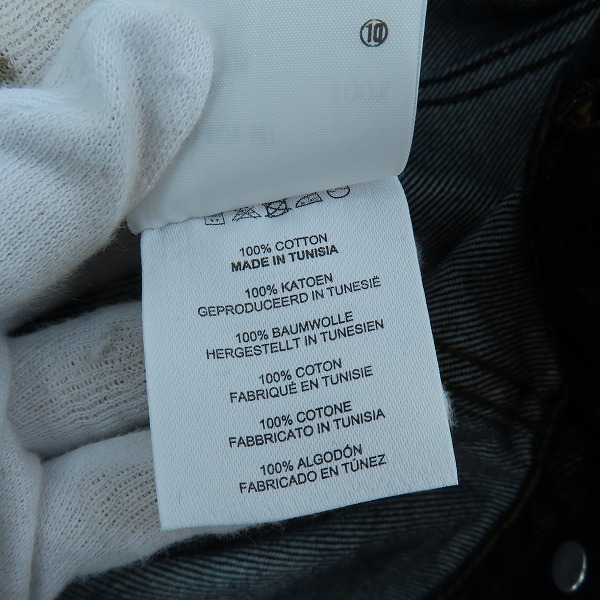 実際に弊社で買取させて頂いたDRIES VAN NOTEN/ドリスヴァンノッテン デニムジャケット/Mの画像 4枚目