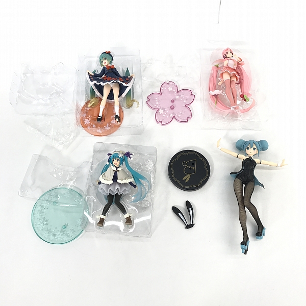 実際に弊社で買取させて頂いた【おまとめ/未開封含む】初音ミク/桜ミク フィギュアの画像 1枚目