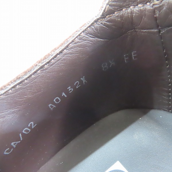 実際に弊社で買取させて頂いたErmenegildo Zegna/エルメネジルド ゼニア レザー ビジネスシューズ CA/02 AO132X 8.5EEの画像 5枚目