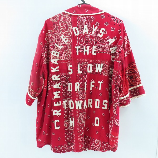 実際に弊社で買取させて頂いたREADYMADE/レディメイド 21AW バンダナベースボールシャツ RE-CO-RE-00-00-136/2の画像 1枚目