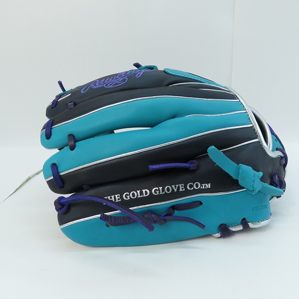 実際に弊社で買取させて頂いたRawlings/ローリングス 軟式グラブ 右投用 HYPER TECH COLOR SYNC 内野手用 GR4HTCN62の画像 1枚目