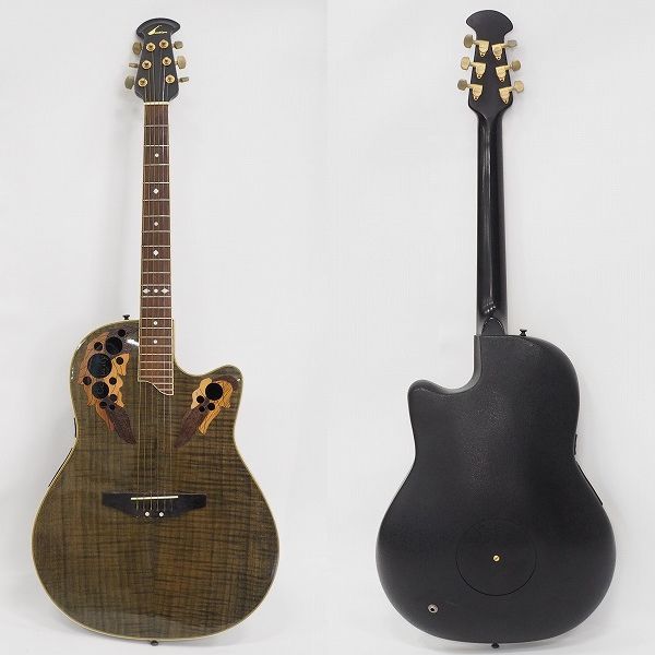 実際に弊社で買取させて頂いた★Ovation/オベーション Celebrity Deluxe CS257-5EF エレアコ/アコースティックギター/アコギ ハードケース付の画像 1枚目