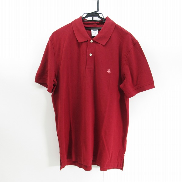 実際に弊社で買取させて頂いた【未使用】Brooks brothers/ブルックスブラザーズ 半袖ポロシャツ レッド/L