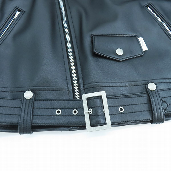 実際に弊社で買取させて頂いたWTAPS/ダブルタップス ライダースジャケット 232BRDT-JKM07/04の画像 6枚目