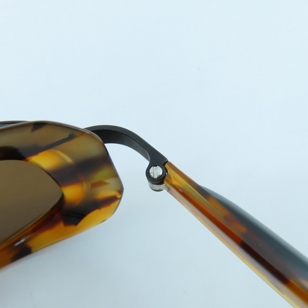 実際に弊社で買取させて頂いたalain mikli/アランミクリ フード付き デミ柄 サングラス/アイウェア 5018の画像 6枚目