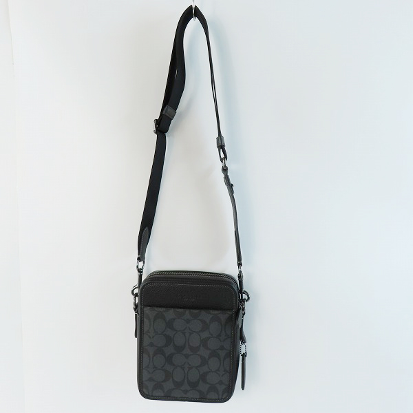 実際に弊社で買取させて頂いたCOACH/コーチ hudson/ハドソン ショルダーバッグ/メンズバッグ ブラックの画像 2枚目