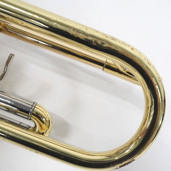 実際に弊社で買取させて頂いた★YAMAHA/ヤマハ CUSTOM YTR-800/YTR800 トランペット ゴールドｘシルバー ハードケース付の画像 7枚目