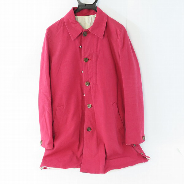 実際に弊社で買取させて頂いたAG by EXPERIMENT/エージーバイエクスペリメント ステンカラーコート レッド系 2