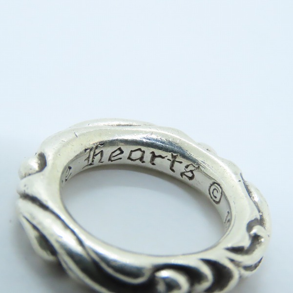 実際に弊社で買取させて頂いたCHROME HEARTS/クロムハーツ スクロールバンドリング 9号の画像 7枚目