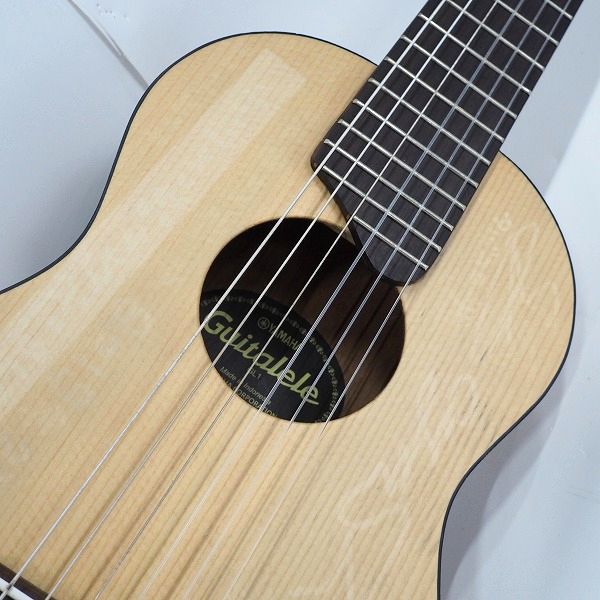 実際に弊社で買取させて頂いたYAMAHA/ヤマハ GL-1/GL1 Guitalele/ギタレレ コンパクトボディ ナイロン弦ギター ソフトケース付の画像 5枚目