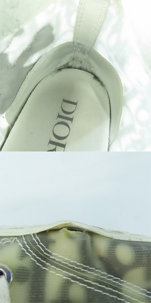 実際に弊社で買取させて頂いたDIOR×Shawn Stussy/ディオール×ショーンステューシー “B23”ハイトップ スニーカー/BEEワッペン3SH118YYO/43の画像 7枚目