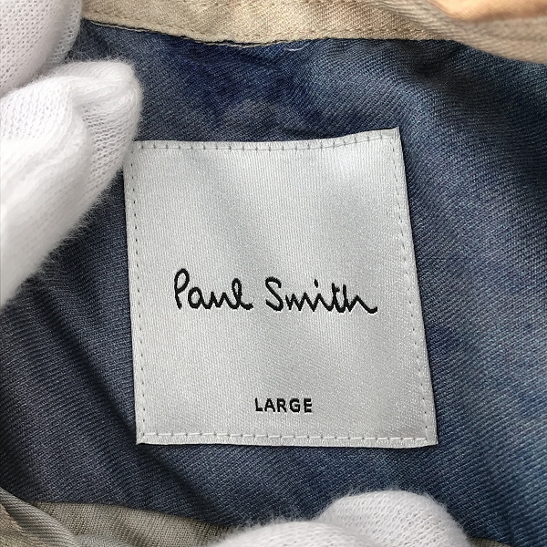 実際に弊社で買取させて頂いたPaul Smith/ポールスミス 総柄長袖シャツ PFCR-84150/Lの画像 2枚目