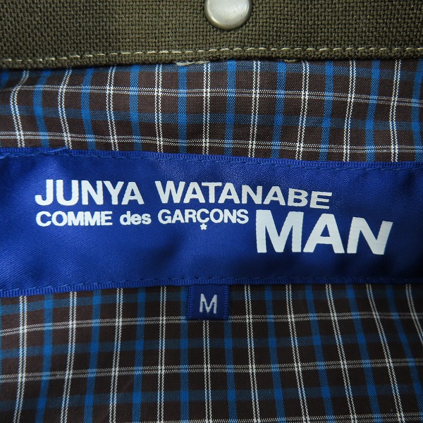 実際に弊社で買取させて頂いたJUNYA WATANABE MAN×SEIL MARSCHALL/ジュンヤワタナベマン×サイルマーシャル AD2013 リバーシブル ジャケット WM-J402/Mの画像 4枚目