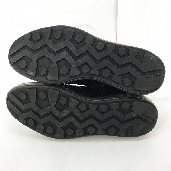 実際に弊社で買取させて頂いたPRADA/プラダ ウイングチップ エアソール レザー シューズ 2EE 098/8の画像 2枚目