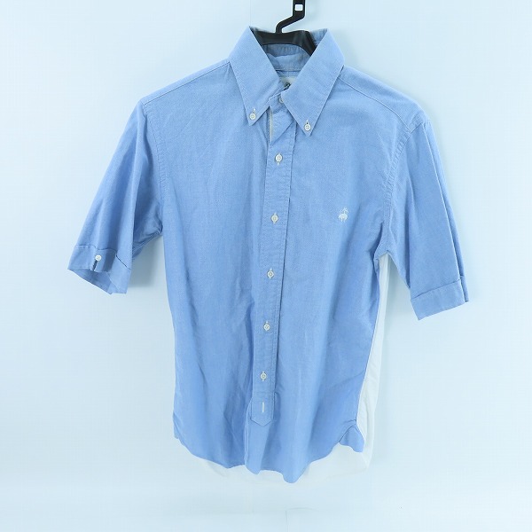 実際に弊社で買取させて頂いたBLACK FLEECE by Brooks Brothers/ブラックフリース ブルックスブラザーズ 半袖シャンブレーシャツ/BB00