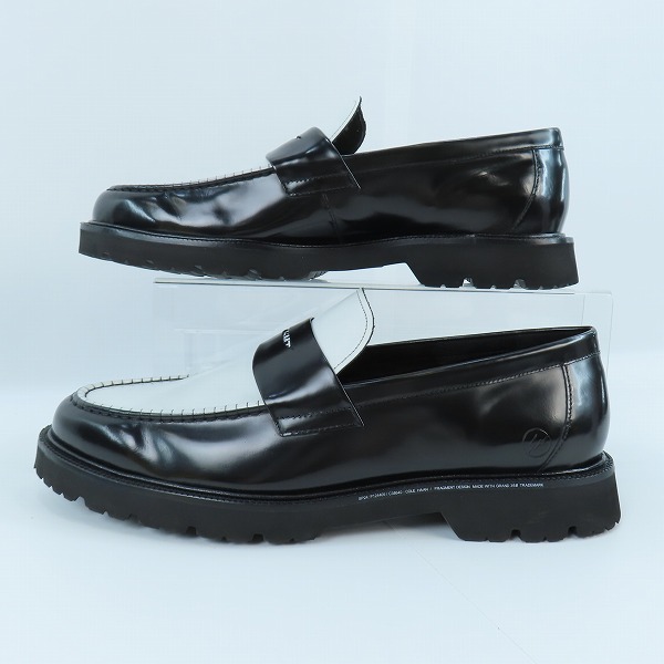 実際に弊社で買取させて頂いたCOLE HAAN×FRAGMENT/コールハーン×フラグメント アメリカンクラシックス ペニーローファー  C38640/12Mの画像 3枚目