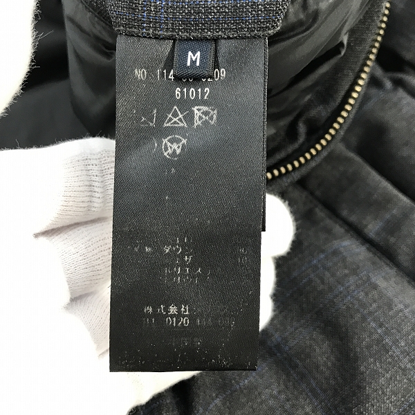 実際に弊社で買取させて頂いたSHIPS/シップス 700フィル フィルムラミネート加工 ウール ダウンジャケット L20F2231/Mの画像 3枚目
