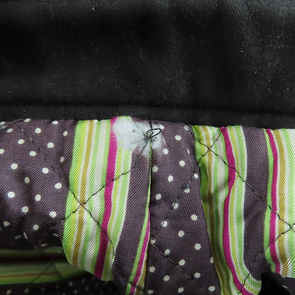 実際に弊社で買取させて頂いた【難有】ETRO/エトロ 裏地総柄 リブ付きジップブルゾン Mの画像 7枚目