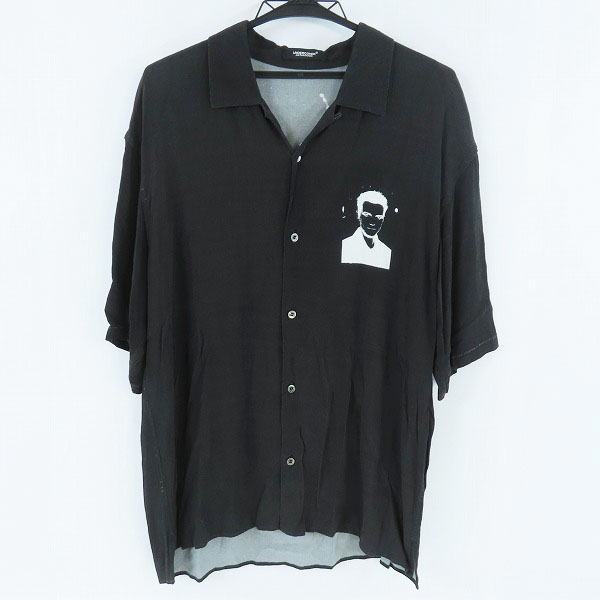 実際に弊社で買取させて頂いたUNDERCOVER/アンダーカバー 19SS レーヨン半袖シャツ UCW4407-2/4