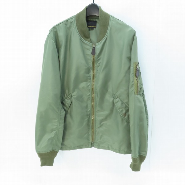実際に弊社で買取させて頂いたHYSTERIC GLAMOUR/ヒステリックグラマー バックロゴプリント L-2B フライトジャケット 02211AB07/M