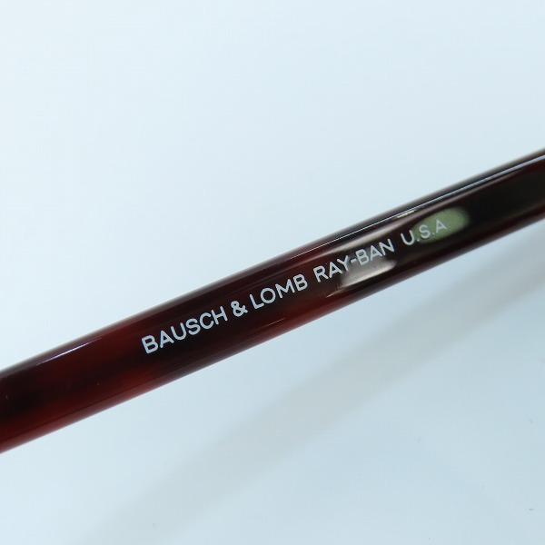 実際に弊社で買取させて頂いたRay-Ban/レイバン BAUSCH&LOMB クラブマスター サングラス/アイウェア W0366の画像 4枚目