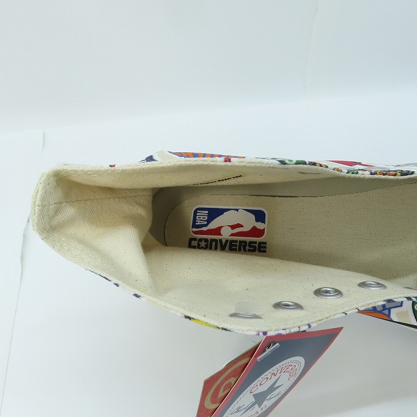 実際に弊社で買取させて頂いた【未使用】CONVERSE/コンバース ALL STAR R NBA HI/ オールスター R NBA ハイ オフホワイト 1SD540 スニーカー/26.5の画像 4枚目