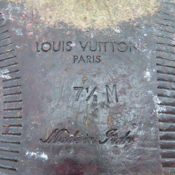 実際に弊社で買取させて頂いたLouis Vuitton/ルイヴィトン レザーシューズ/ビジネスシューズ/7.5の画像 5枚目