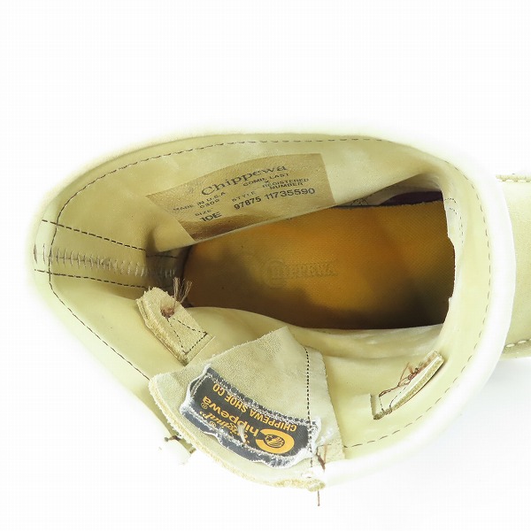 実際に弊社で買取させて頂いたCHIPPEWA/チペワ ショート モック エンジニア ブーツ 97875/10Eの画像 4枚目