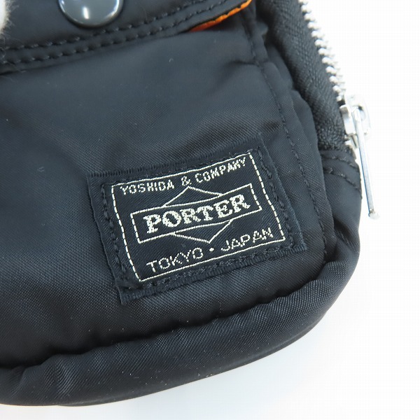実際に弊社で買取させて頂いた(4)PORTER/ポーター TANKER/タンカー ポーチ ブラックの画像 4枚目