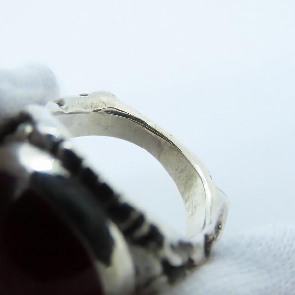 実際に弊社で買取させて頂いたALEX STREETER/アレックスストリーター BAPHOMET RING RED/バフォメット リング レッド/14号の画像 7枚目