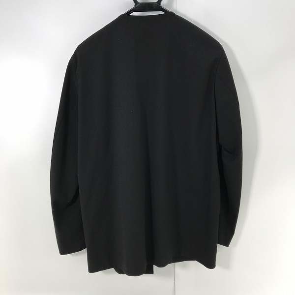 実際に弊社で買取させて頂いたADAM ET ROPE/アダムエロペ CARREMAN ノーカラージャケット GMV-18030-B/Mの画像 1枚目