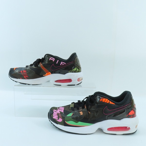 実際に弊社で買取させて頂いたNIKE×ATMOS/ナイキ×アトモス AIR MAX2 LIGHT QS/エアマックス2 ライト クイックストライク CI5590-001/27の画像 3枚目